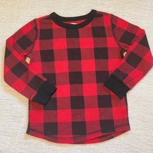 Old Navy Buffalo plaid long sleeve thermal